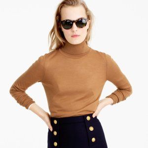 J. Crew Tippi Turtleneck (Hthr Camel)